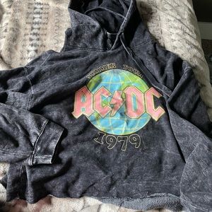 ACDC CROPPED HOODIE